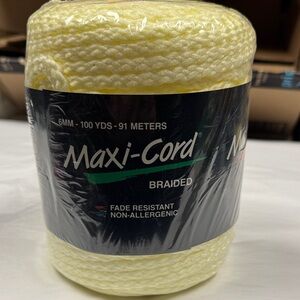 Maxi-Cord Braided Rope in Yellow